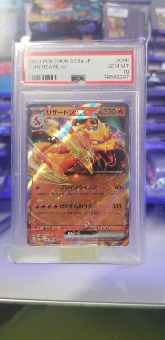 Charizard ex Japanese Pokemon(2023) PSA 10 Gem Mint