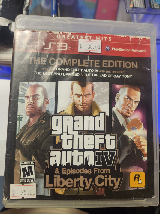 GTA 4 The Complete Edition ps3