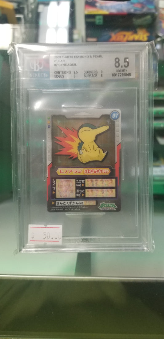 Cyndaquil Japanese Pokemon(2009) Beckett 8.5 Mint