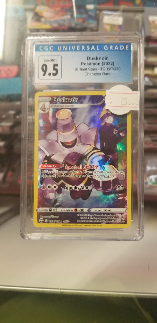 Dusknoir Pokemon(2022) CGC 9.5 Gem Mint