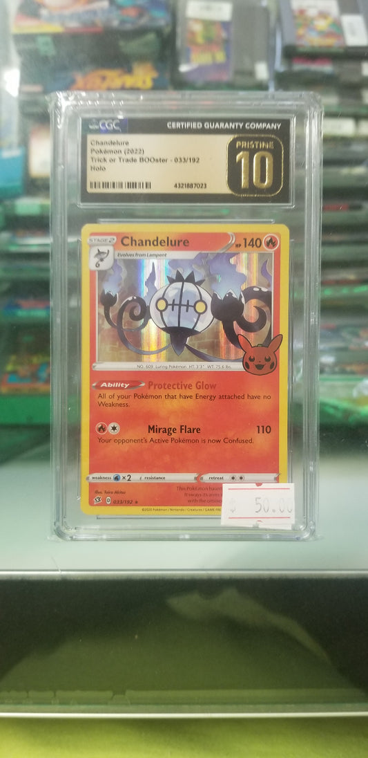 Chandelure Pokemon(2022) CGC 10 Pristine