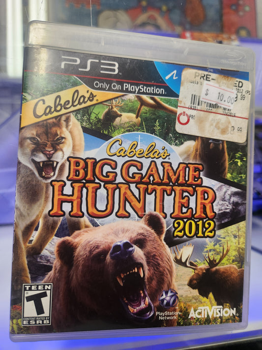 Cabela's Big Game Hunter 2012 ps3
