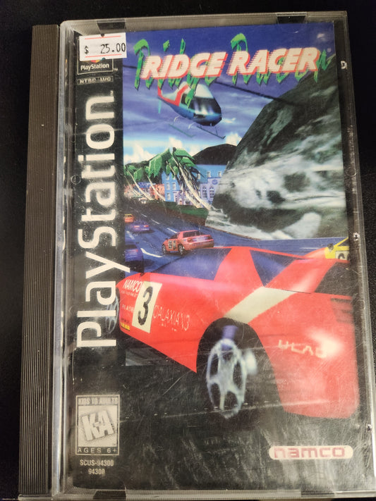 Ridge racer ps1 long box
