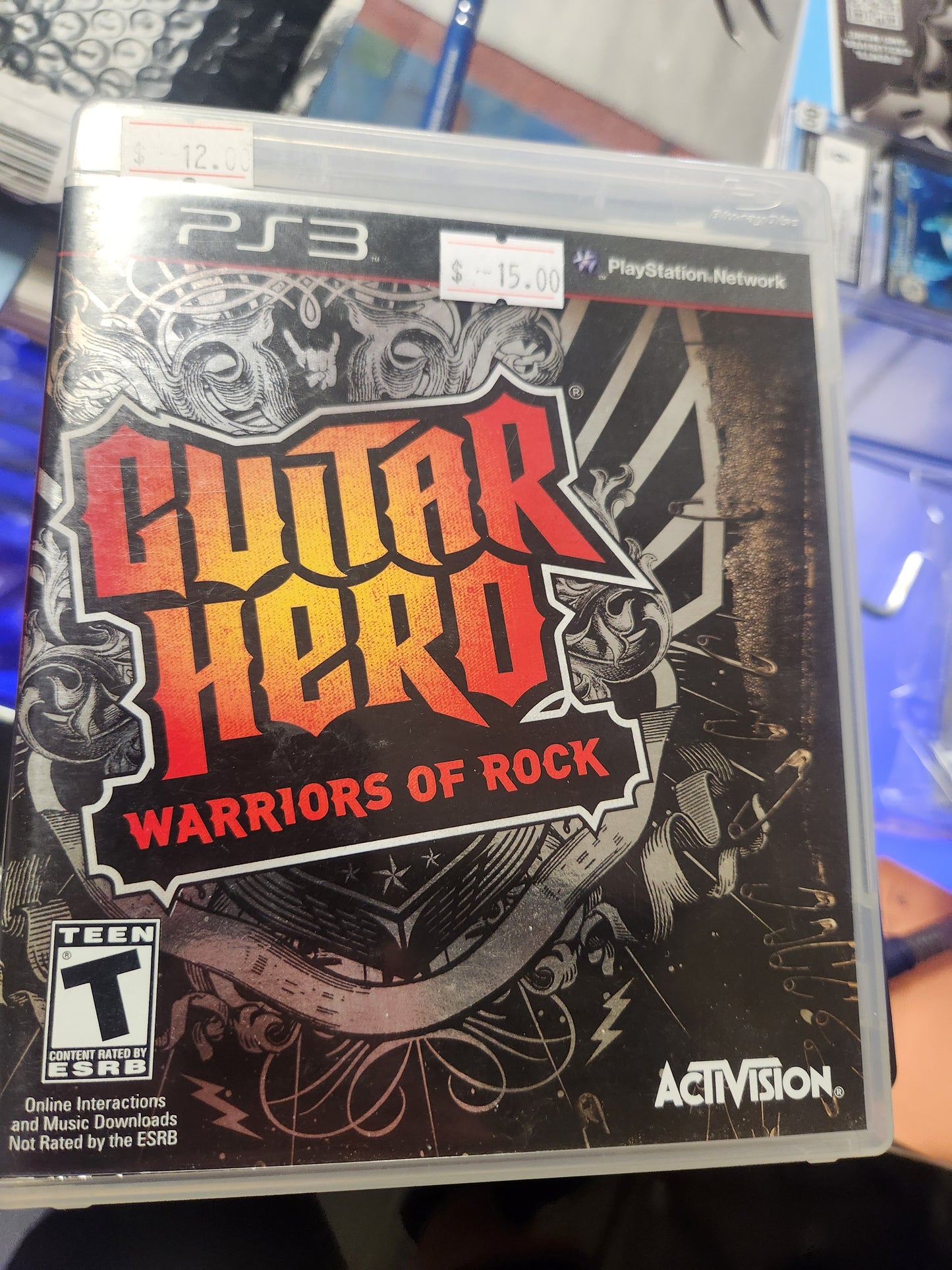 Guitar Hero Warriors Of Rock ps3