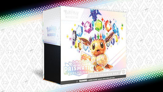 Pokemon Scarlet & Violet Prismatic Evolutions Elite Trainer Box